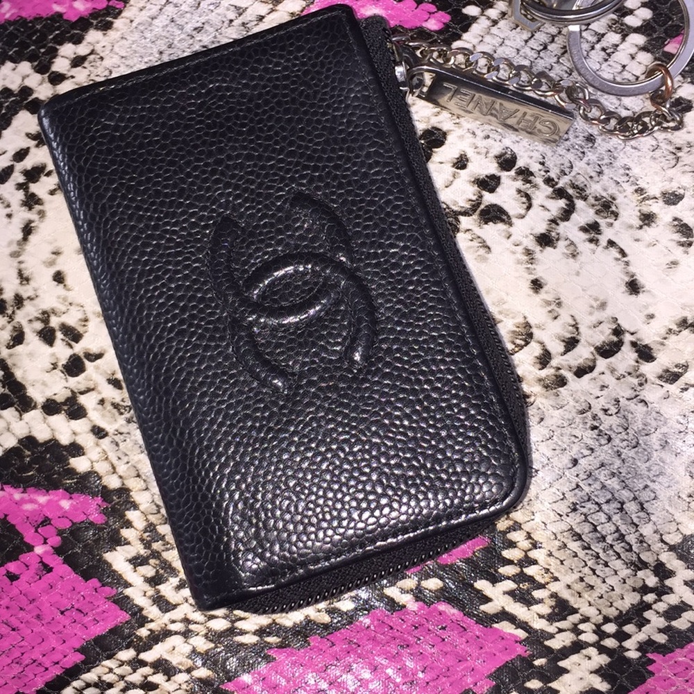 Chanel key ring coin purse!